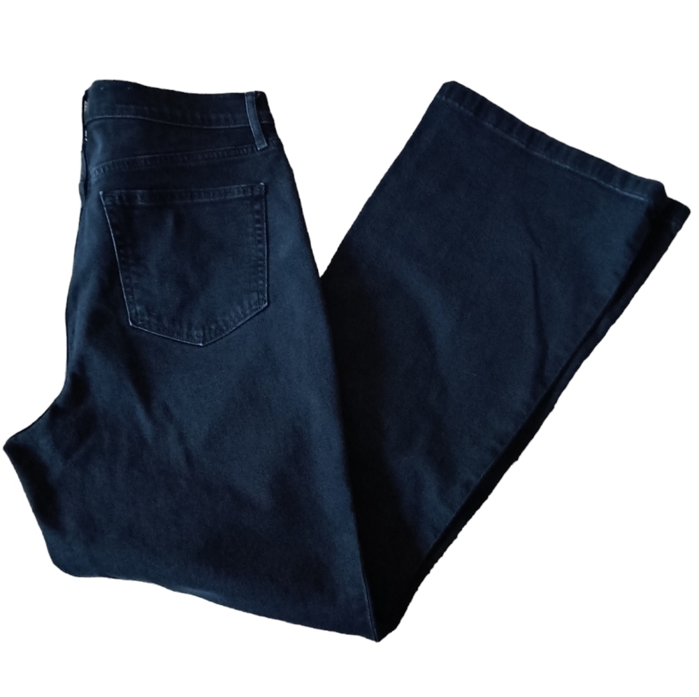 GAP Flare High-Rise Black Jeans Size 14